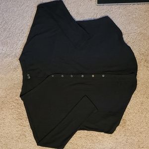 Ana a.n.a. black cardigan sweater medium button down v neck